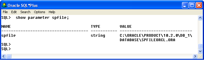 The pfile and spfile by