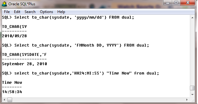 Convert Date Function In Oracle