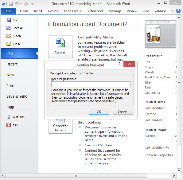 how to protect a document from further edits in word